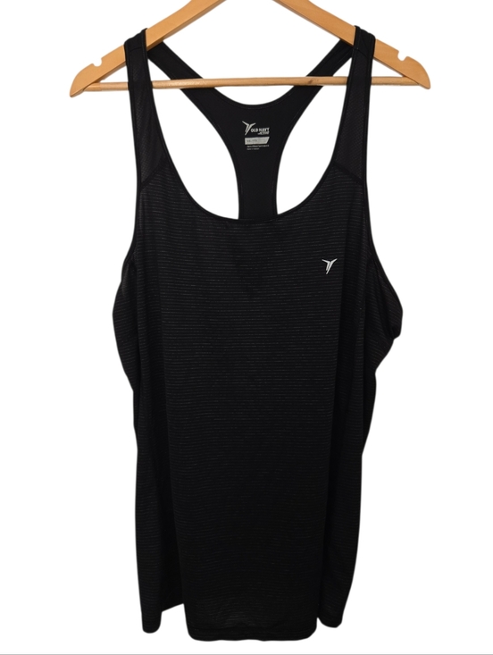 Old Navy Tops - Old Navy Active Black Racerback Tank XXL Workout Athletic Top